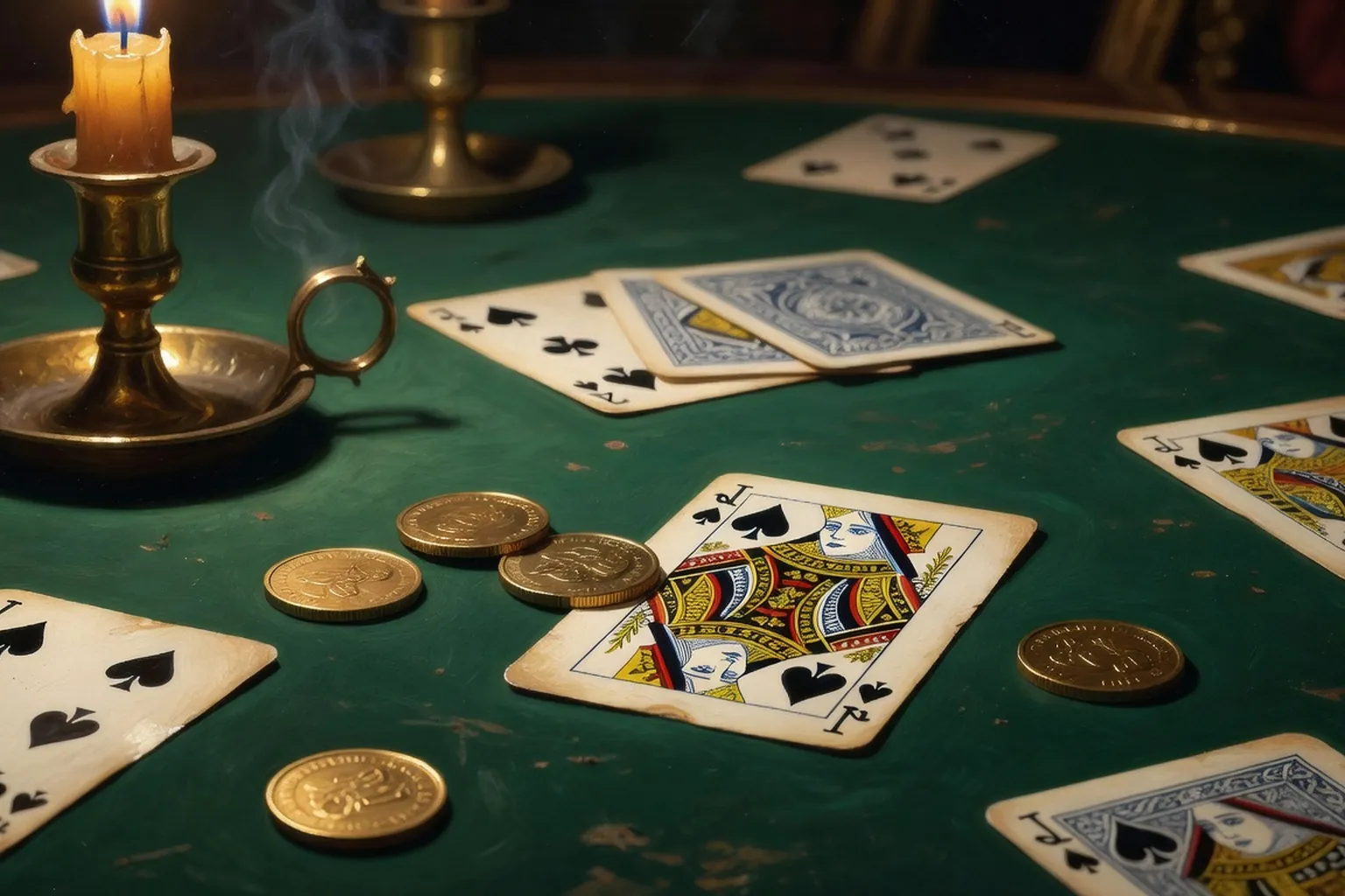 Illustration 1 — dame pique conte fantastique