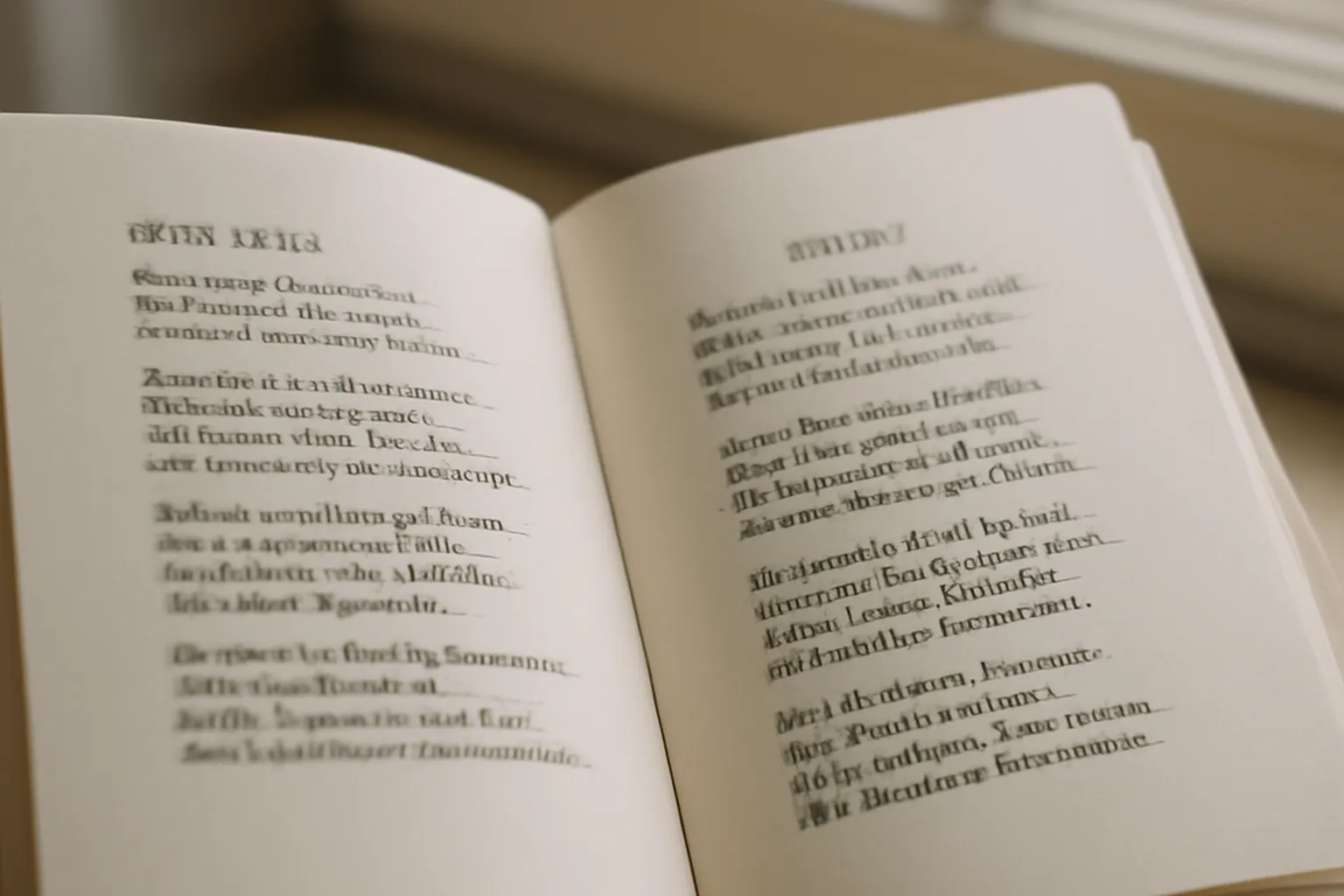 Livre de poésie bilingue ouvert montrant du texte cyrillique russe sur une page et sa traduction française sur la page en regard