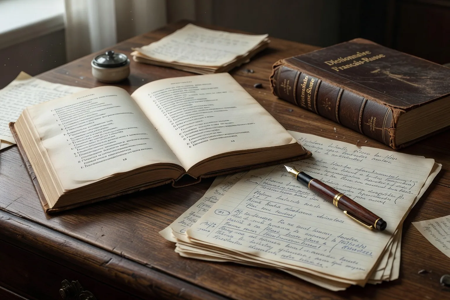 Illustration 1 — traduire Pouchkine en français