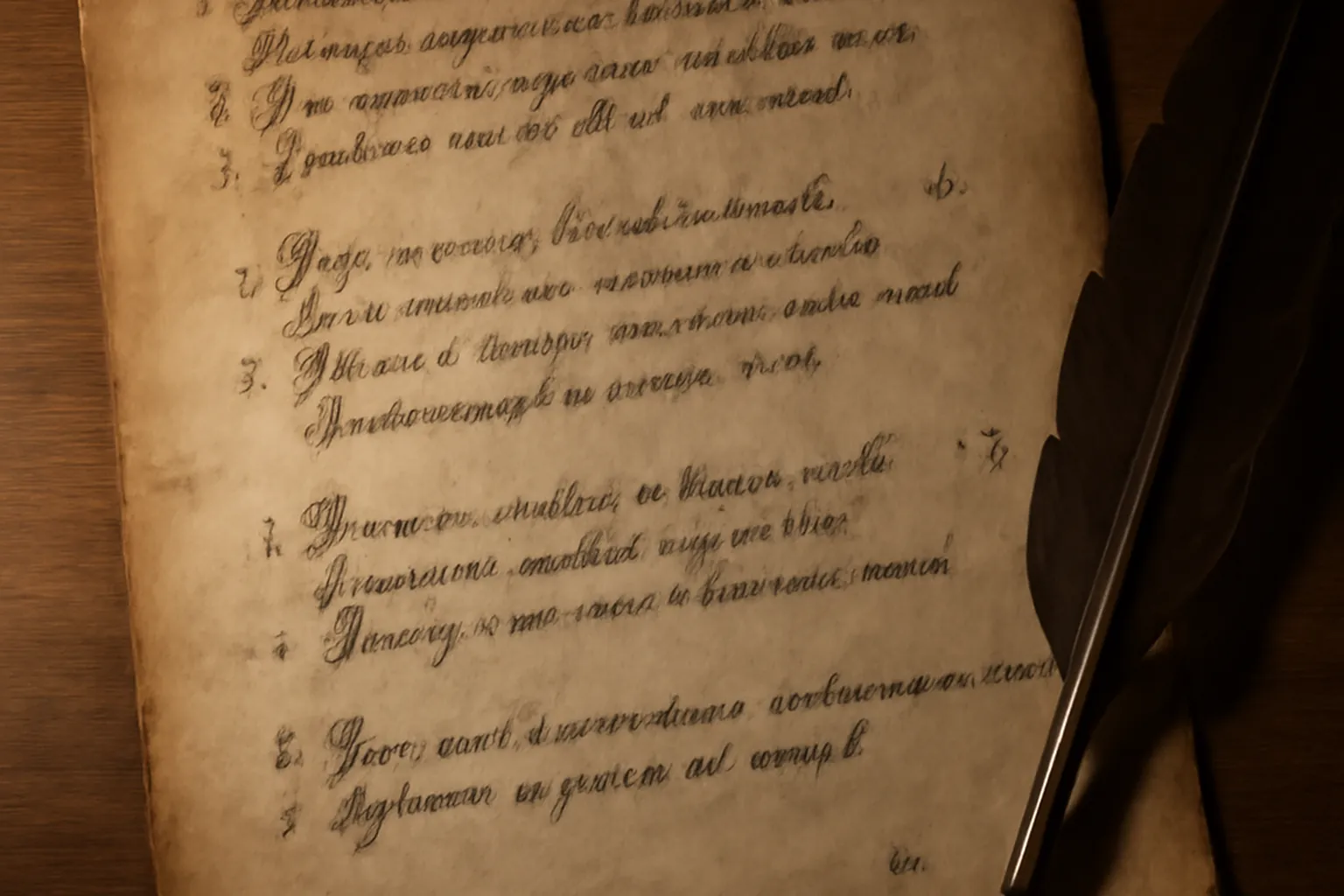 Feuille de manuscrit ancien montrant des vers russes manuscrits avec annotations métriques visibles dans les marges, plume à encre
