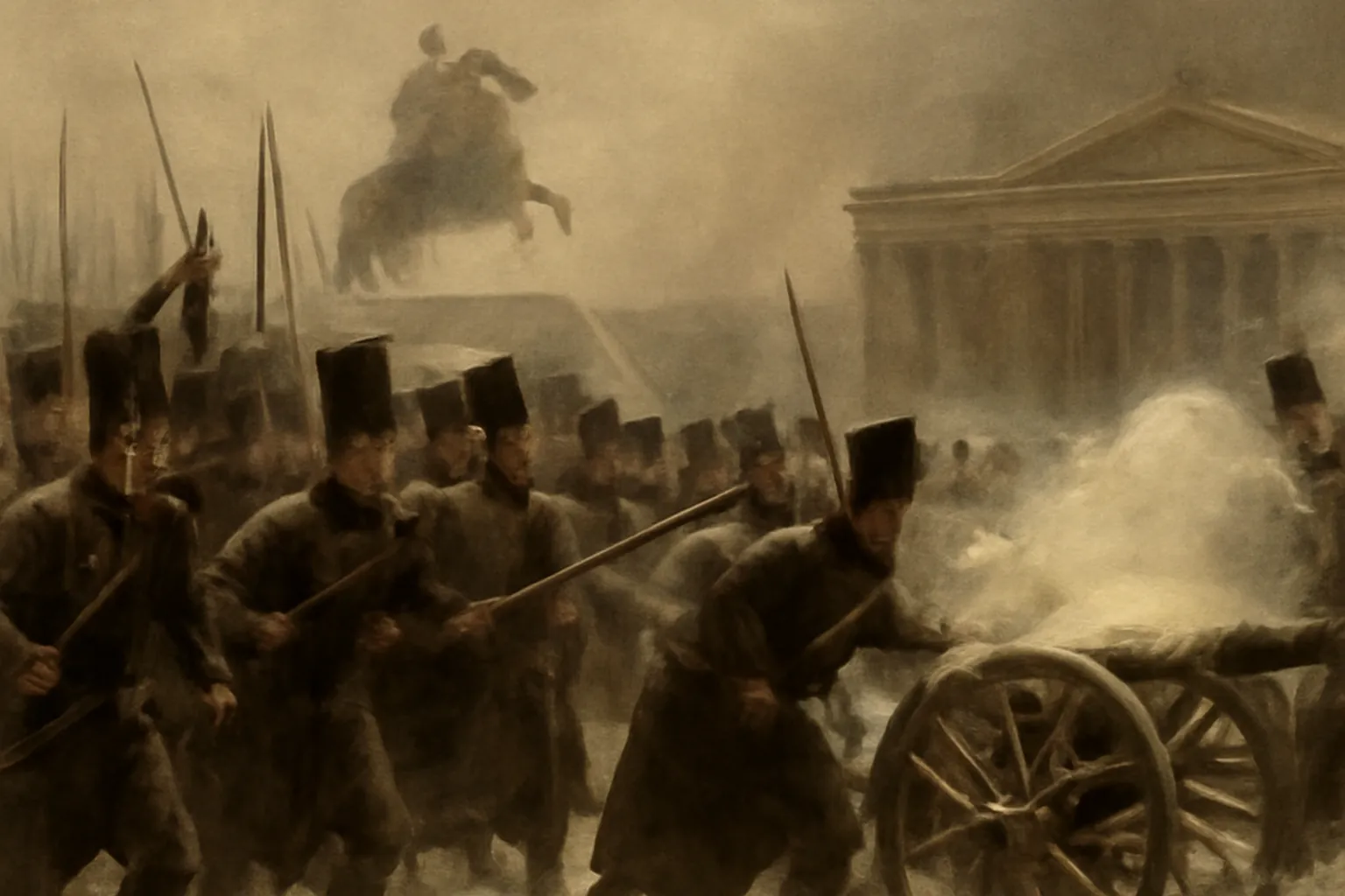 Les Decembristes et Pouchkine : l'insurrection de 1825